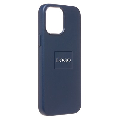 Чехол-накладка ORG SM002 экокожа SafeMag для "Apple iPhone 14 Pro Max" (pacific blue)