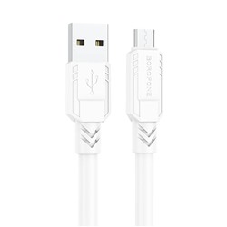 Кабель USB - micro USB Borofone BX81  100см 2,4A  (white)