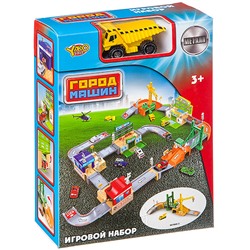 Набор игровой стройка, 1 мет. маш., ВОХ 15,8х21,6х6,2 см, арт.0606-12/M7988-2