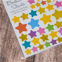 Наклейки "Bright brilliant stars", mix color