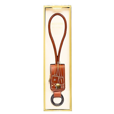 Кабель USB - micro USB Remax RC-034m Western  30см 2,1A  (brown)