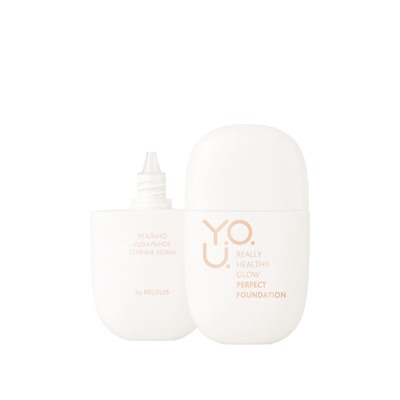 Идеальная тональная основа для лица Y.O.U. Really Healthy Glow, тон:02 ,:Nude Beige