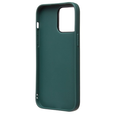 Чехол-накладка - PC084 экокожа для "Apple iPhone 14 Pro Max" (green) (219685)