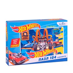 Пазл 104 "Соперники" Hot wheels