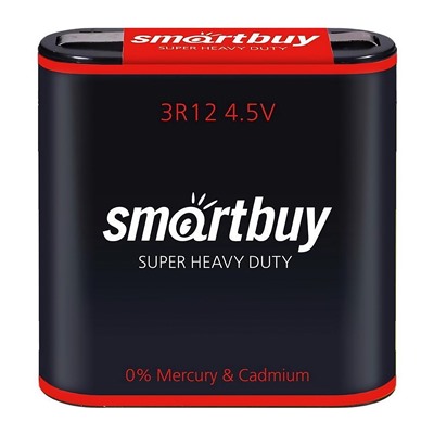 Батарейка (квадрат) Smart Buy 3R12 (1) (12/144)