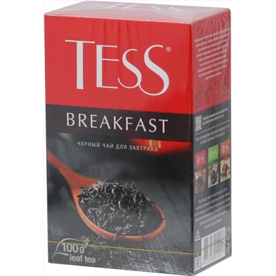 TESS. Classic Collection. BREAKFAST (черный) 100 гр. карт.пачка