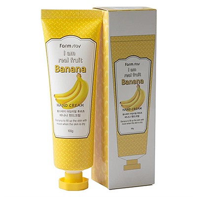 FarmStay Крем для рук с экстрактом банана - I am real fruit banana hand cream, 90мл