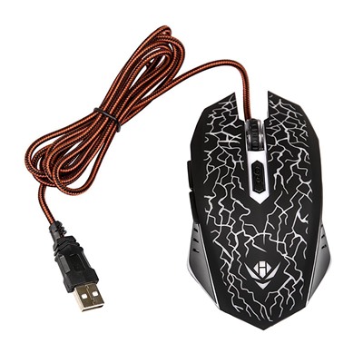 Мышь оптическая Nakatomi Gaming mouse MOG-15U игровая (повр.уп.) (black)