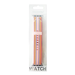 Ремешок - ApW17 Apple Watch 42/44/45мм силикон (104) (L) (multicolor)