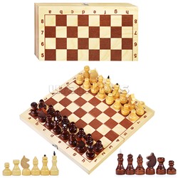 Игра настольная "Шахматы" деревянные (поле 29см х 29см)