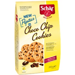 Schar Choco Chip Cookies Безглютеновое печенье с  шоколадной крошкой 100г