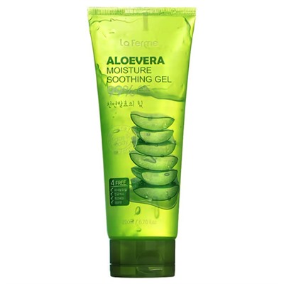 FarmStay Гель увлажняющий с экстрактом алоэ - La ferme aloe vera moisture soothing gel, 200мл