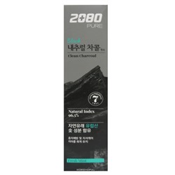 Зубная паста с углем и мятой Dental Clinic 2080 Pure Black Clean, Корея, 120 г Акция