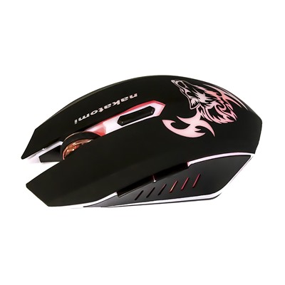 Мышь оптическая беспроводная Nakatomi Gaming mouse MROG-15U RF, игровая