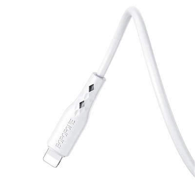 Кабель USB - Apple lightning Borofone BX48  100см 2,4A  (white)