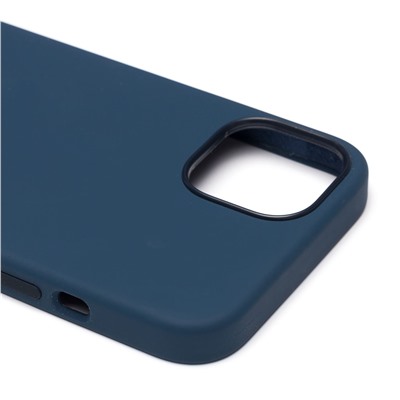 Чехол-накладка ORG Silicone Case SafeMag с анимацией для "Apple iPhone 13" (синий омут)