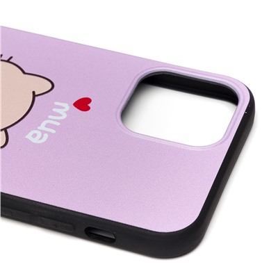 Чехол-накладка - SC185 для "Apple iPhone 12/iPhone 12 Pro" (019) (light pink)