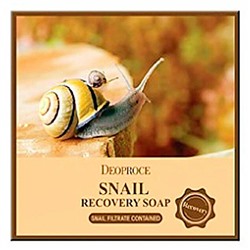Deoproce Мыло с улиточным муцином - Soap snail, 100г