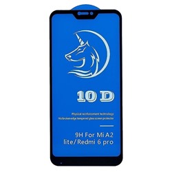 Защитное стекло Full Screen Activ Clean Line 3D для "Xiaomi Mi A2 Lite/Redmi 6 Pro" (black)