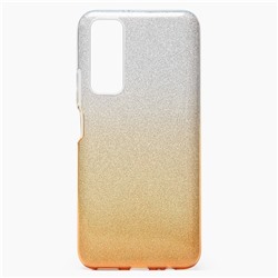 Чехол-накладка - SC097 Gradient для "Huawei P Smart 2021" (gold/silver)