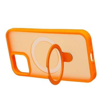 Чехол-накладка - SM088 SafeMag  для "Apple iPhone 12/iPhone 12 Pro" (orange)