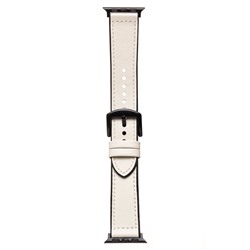 Ремешок - ApW39 Skin Apple Watch 38/40/41мм экокожа (white)