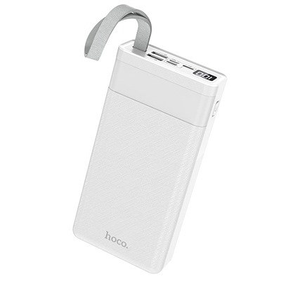 Внешний аккумулятор Hoco J73 30000mAh Micro/Type-C/Lightning/USB*2 (white)