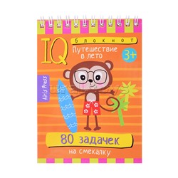 Умный блокнот. 80 задачек на смекалку. Путешествие в лето 3+ \ Тимофеева Т.В.