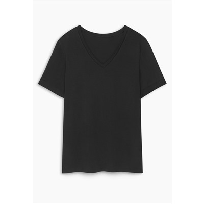 Женская футболка, цвет черный