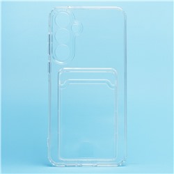 Чехол-накладка - SC276 с картхолдером для "Samsung Galaxy A55" (transparent) (228730)