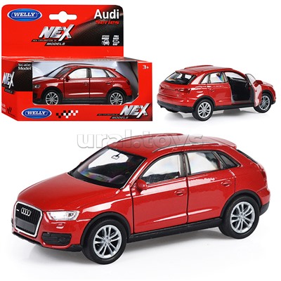 Машинка 1:38 Audi Q3, пруж. мех., цв. в асс.