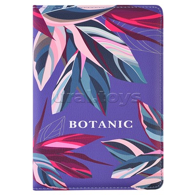 Ежедневник недатированный "Botanic" A5 (145 ммx205 мм) 272 стр, белая бумага 70 г/м² с бордовым срезом, печать в 2 краски, твердая обложка из искусственной кожи с поролоном, цветная печать, отстрочка, перфорация, закругленные уголки, 2 ляссе, в термоусадо