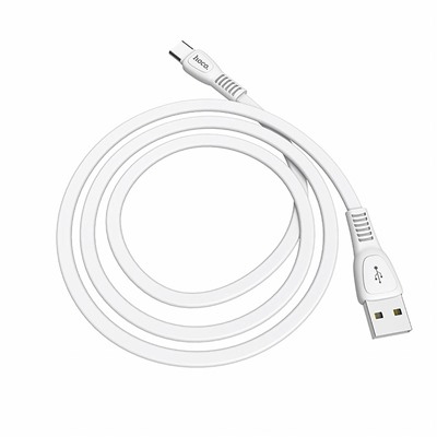 Кабель USB - Type-C Hoco X40 Noah Charging  100см 2,4A  (white)