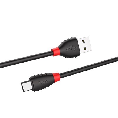 Кабель USB - Type-C Hoco X27 Excellent  120см 2,4A  (black)