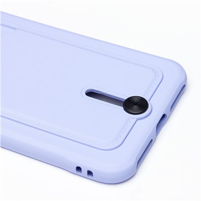 Чехол-накладка - SC304 с картхолдером для "Apple iPhone 7 Plus/ 8 Plus" (dark violet)
