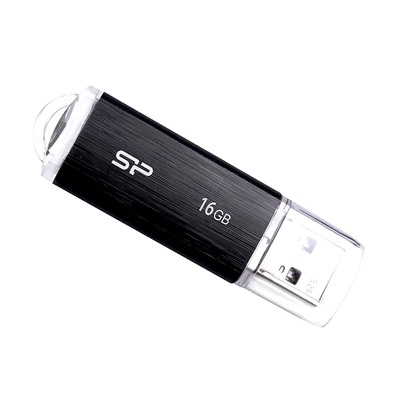 Флэш накопитель USB 16 Гб Silicon Power Ultima U02 (black)