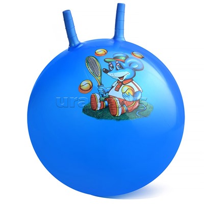 Мяч-прыгун с рожками "Животные" 55 см.