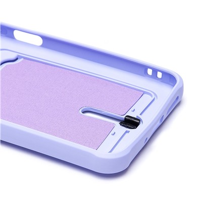 Чехол-накладка - SC304 с картхолдером для "Xiaomi Poco C65" (light violet) (225746)