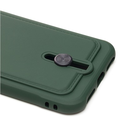 Чехол-накладка - SC304 с картхолдером для "Apple iPhone 7/iPhone 8/iPhone SE 2020" (dark green) (208662)