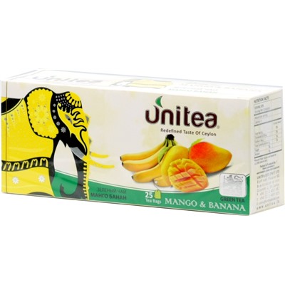 UNITEA. Mango&Banana карт.пачка, 25 пак.