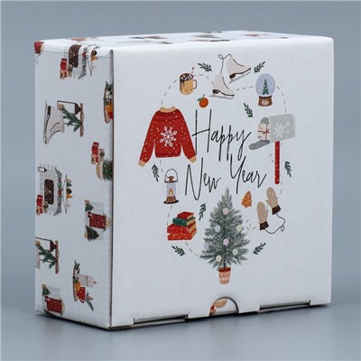 Коробка складная «Хюгге», 15 × 15 × 7 см