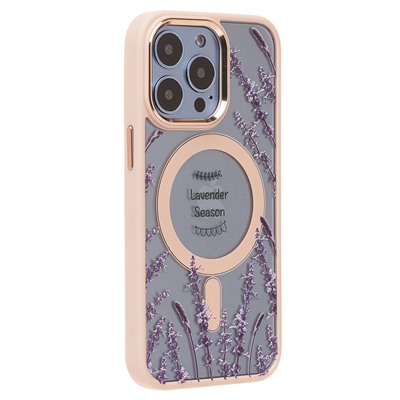 Чехол-накладка - SM015 SafeMag для "Apple iPhone 13 Pro" (003) (light pink)