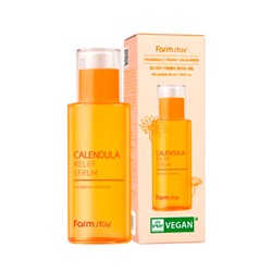 FarmStay Сыворотка успокаивающая с экстрактом календулы - Calendula relief serum, 50мл