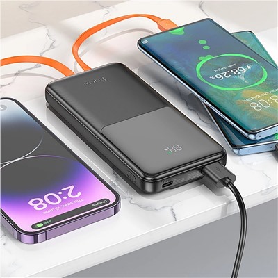 Внешний аккумулятор Hoco J119 PD QC 10000mAh Type-C/USB/Type-C/Lightning (black)