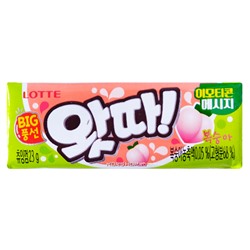 Жевательная резинка со вкусом персика Whatta Big Bubble Gum Lotte, Корея, 23 г. Срок до 03.11.2023.Распродажа