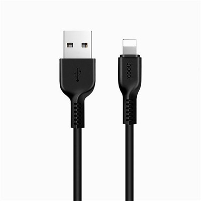 Кабель USB - Apple lightning Hoco X20 Snowy Spirit  200см 2,4A  (black)