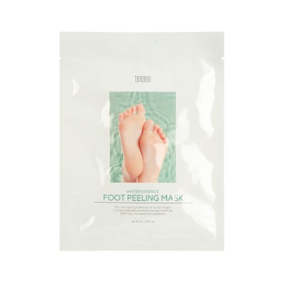 TENZERO Маска в виде носочков отшелушивающая - Water Essence Foot Peeling Mask, 40мл