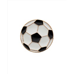 Металлический значок "Футбольный мяч"