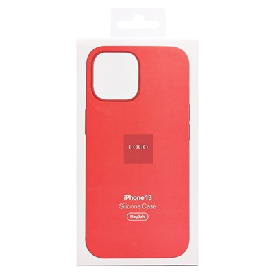 Чехол-накладка ORG Silicone Case SafeMag с анимацией для "Apple iPhone 13" (pink pomelo)