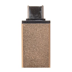 Адаптер - OTG Type-C/USB (gold)